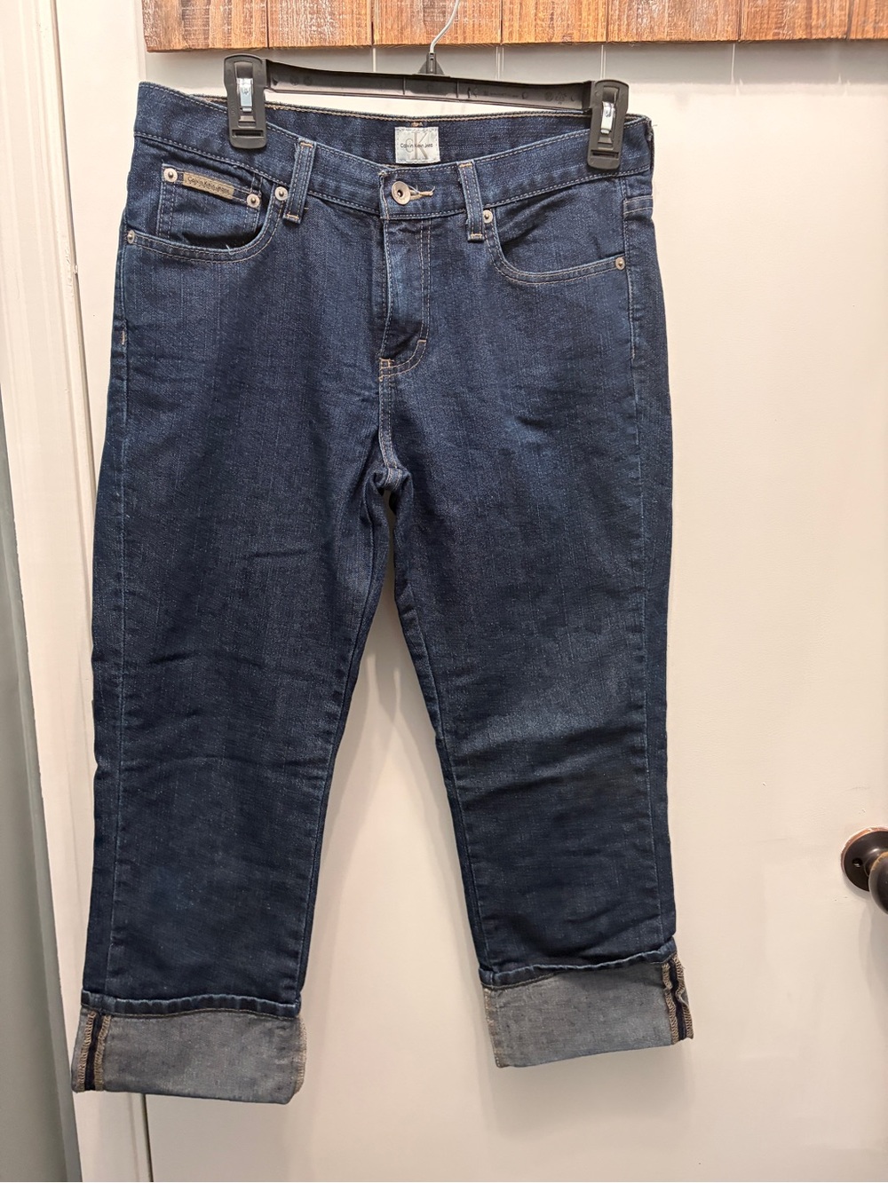 Calvin Klein Jeans Dark Blue Relaxed Straight Jeans